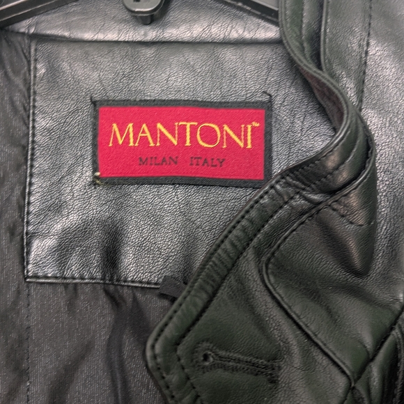 Black Leather Jacket for Men - Picture 3 of 6